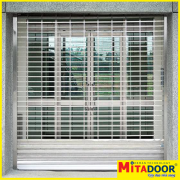 CỬA CUỐN INOX SONG VUÔNG 1