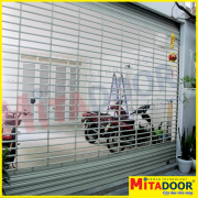 CỬA CUỐN THÉP SƠN TĨNH ĐIỆN SONG TRÒN – 4