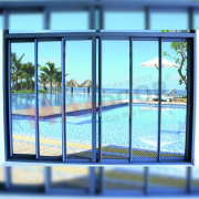 CỬA ĐI MỞ LÙA 3 RAY HỆ ST-96 (1)